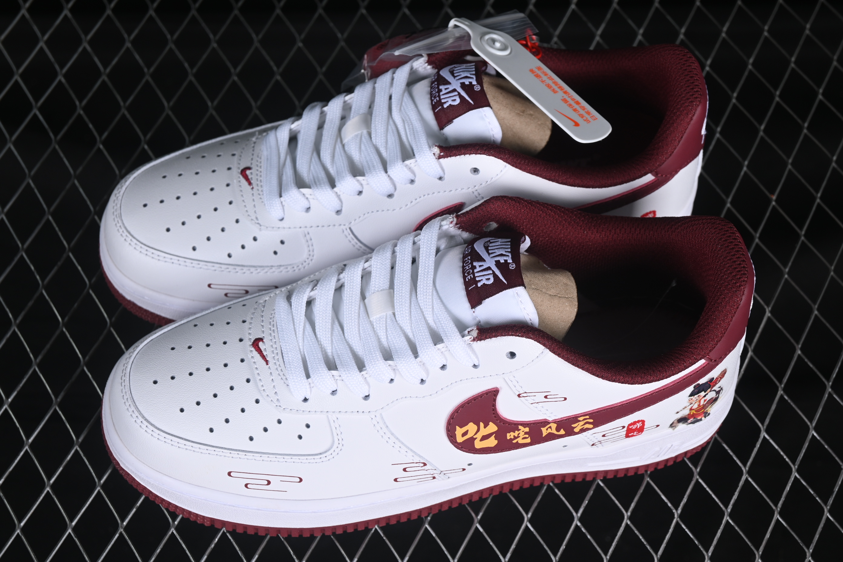 Nk Air Force 1'07 Low Nezha 2D hand-drawn Graffiti Dominating the scene FV5888-105 36-45