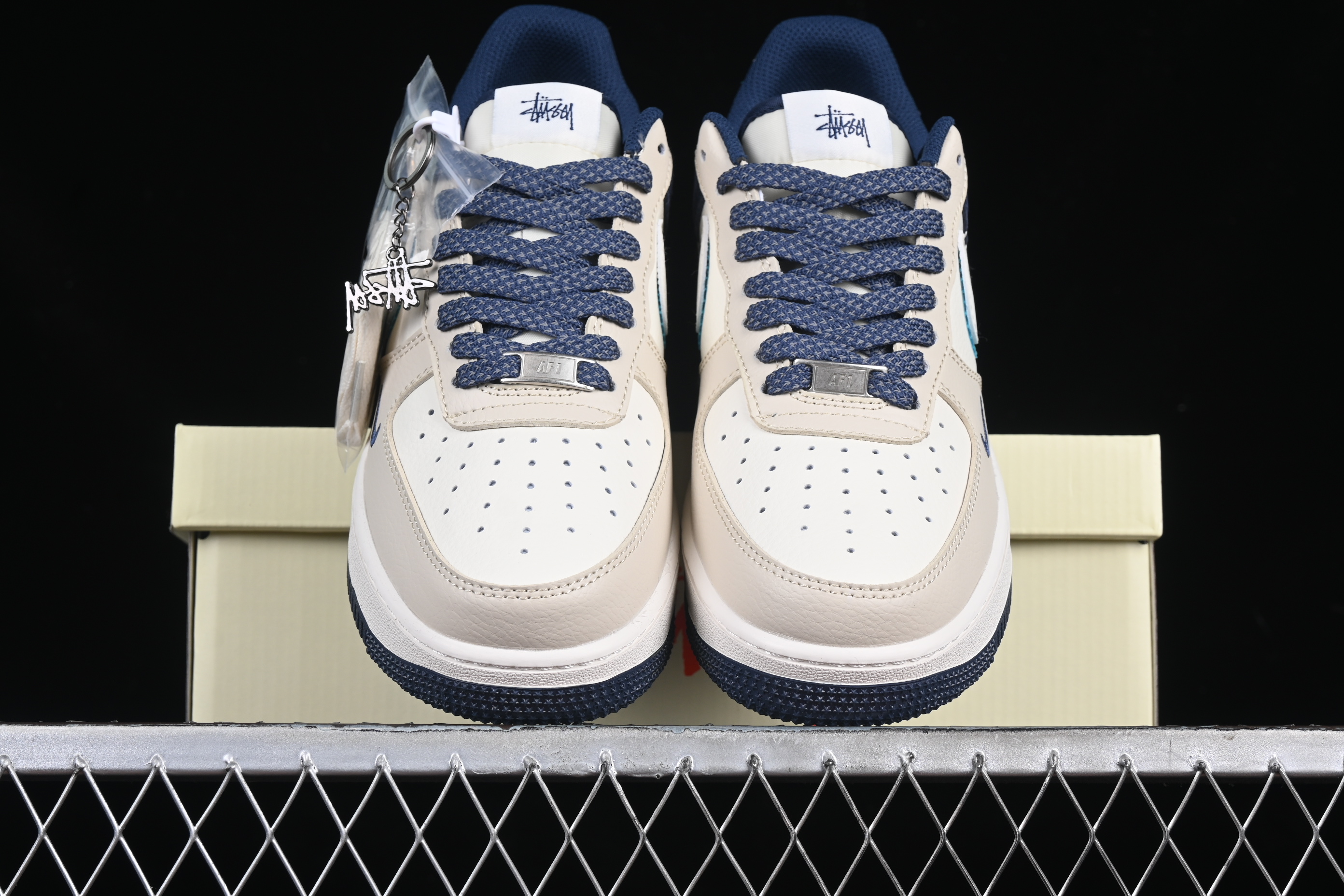 Nk Air Force 1'07 Low blue and white transparent hook DM6688-055 36-45