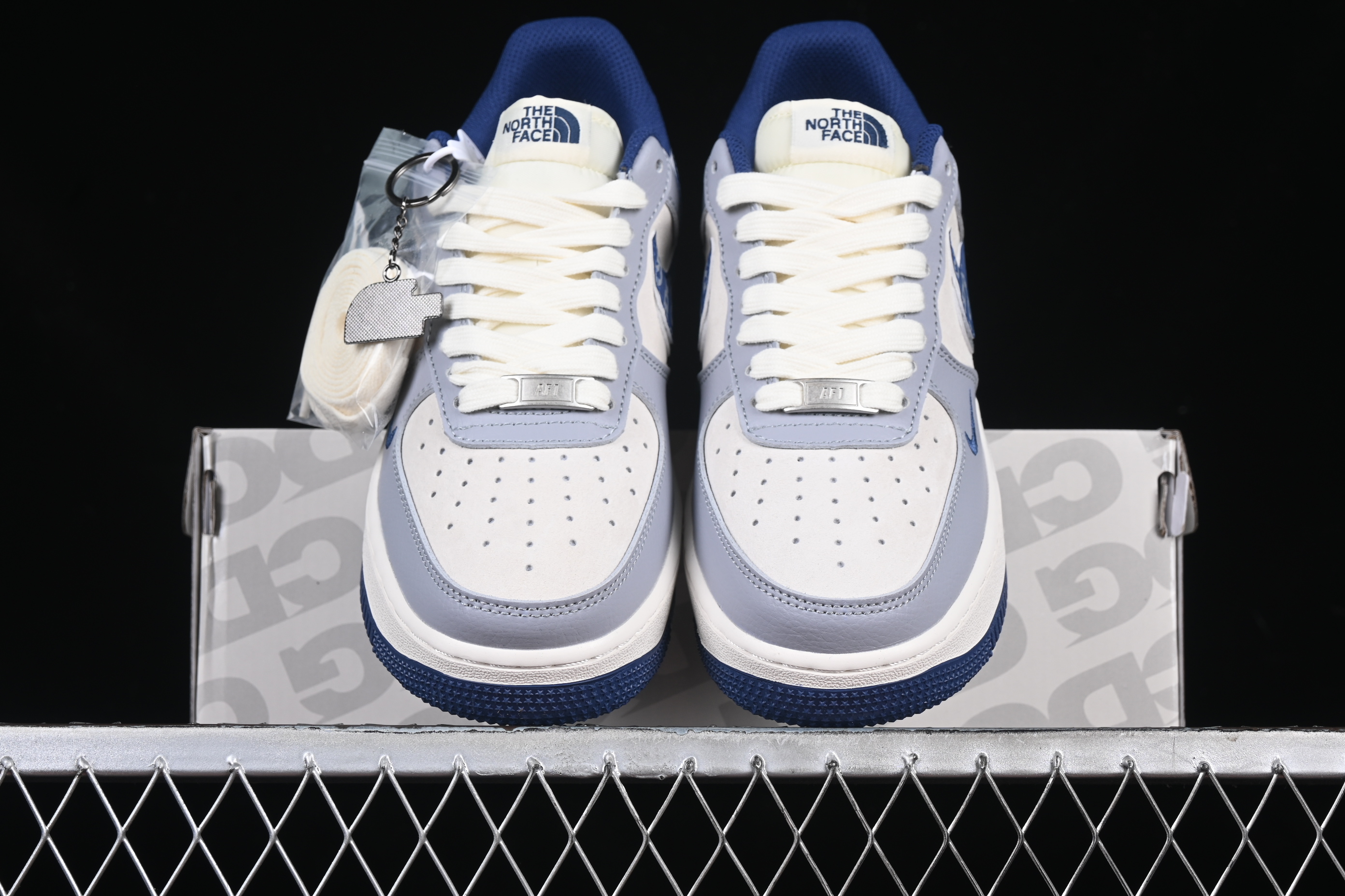 Nk Air Force 1'07 Low North Side Collaboration CDG Blue Double Hook DM6688-019 36-45