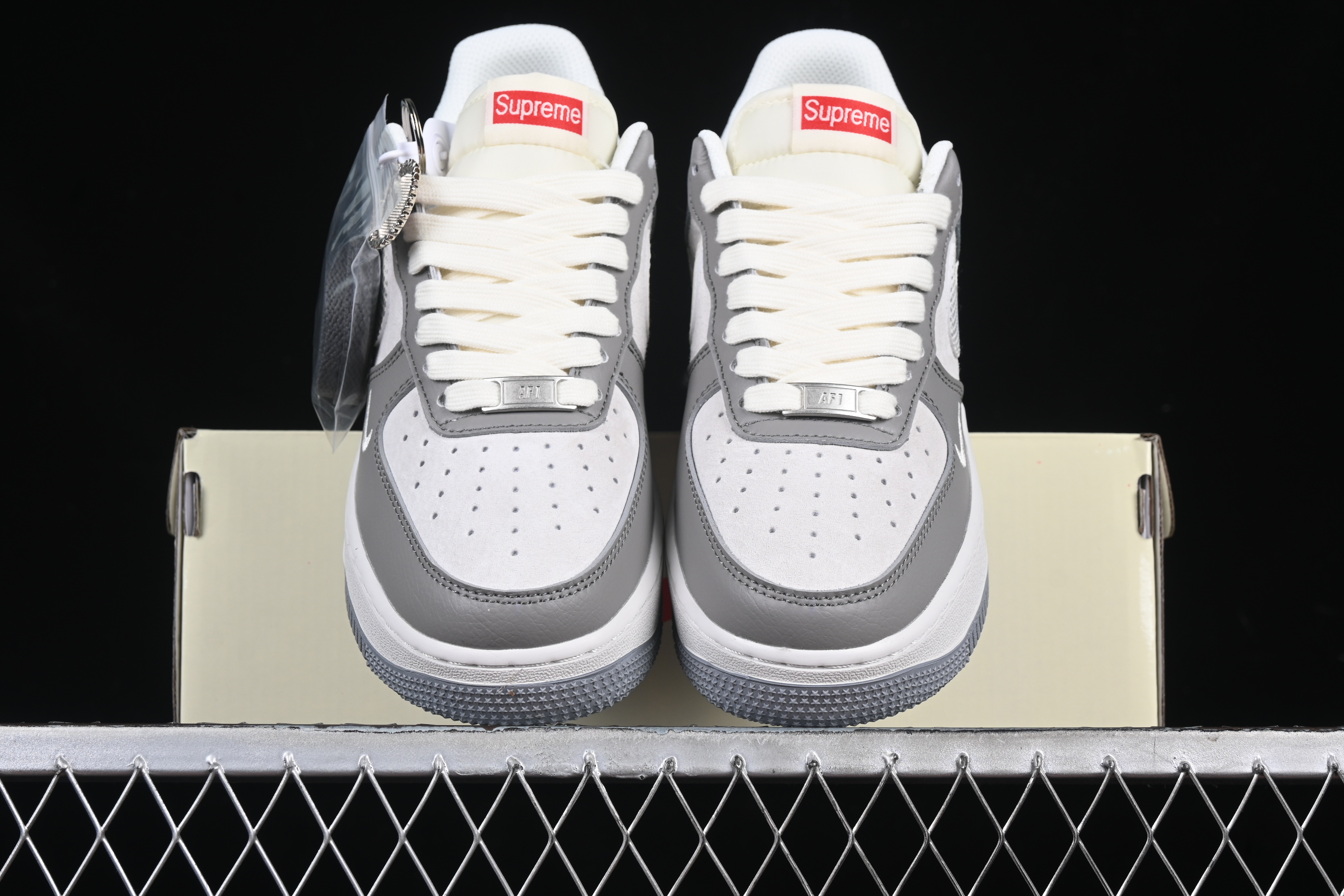 Nk Air Force 1'07 Low Supreme Collaboration Polka Dot Hook DM6688-023 36-45