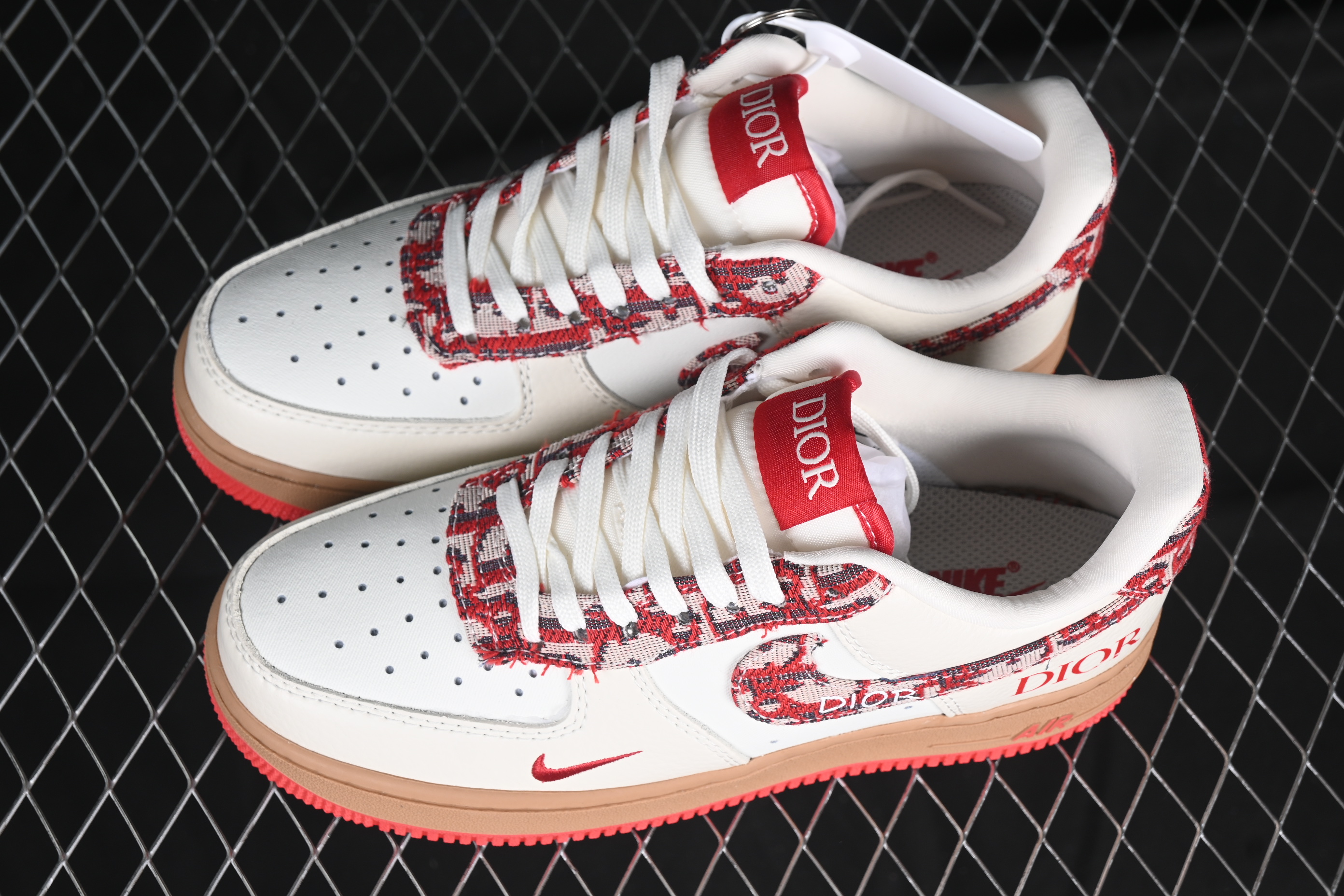Nk Air Force 1'07 Low Dior Collaboration Beige Pattern KK1988-049 36-45