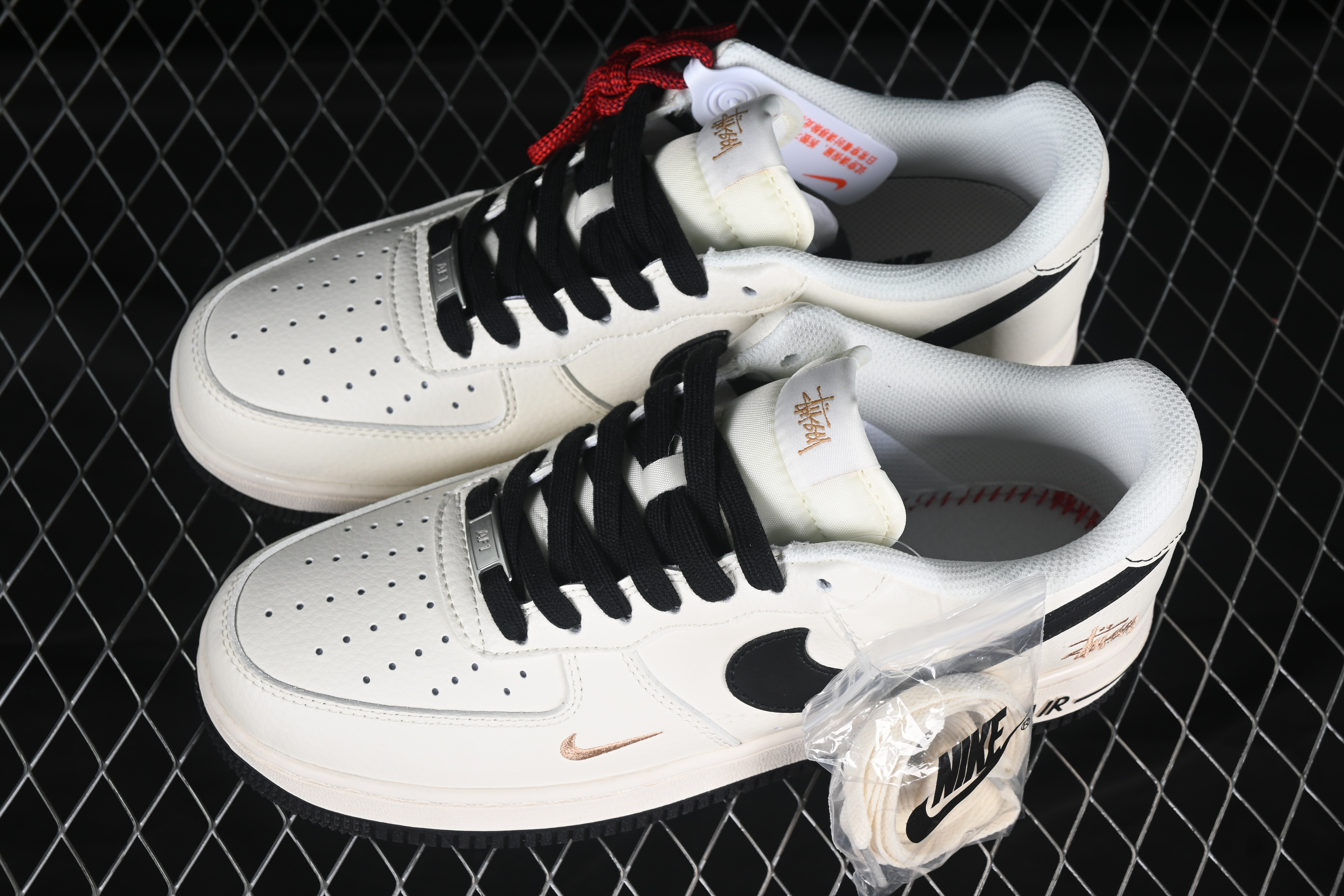 Nk Air Force 1'07 Low Stussy Collaboration Rose Gold embroidery XZ6188-720 36-45