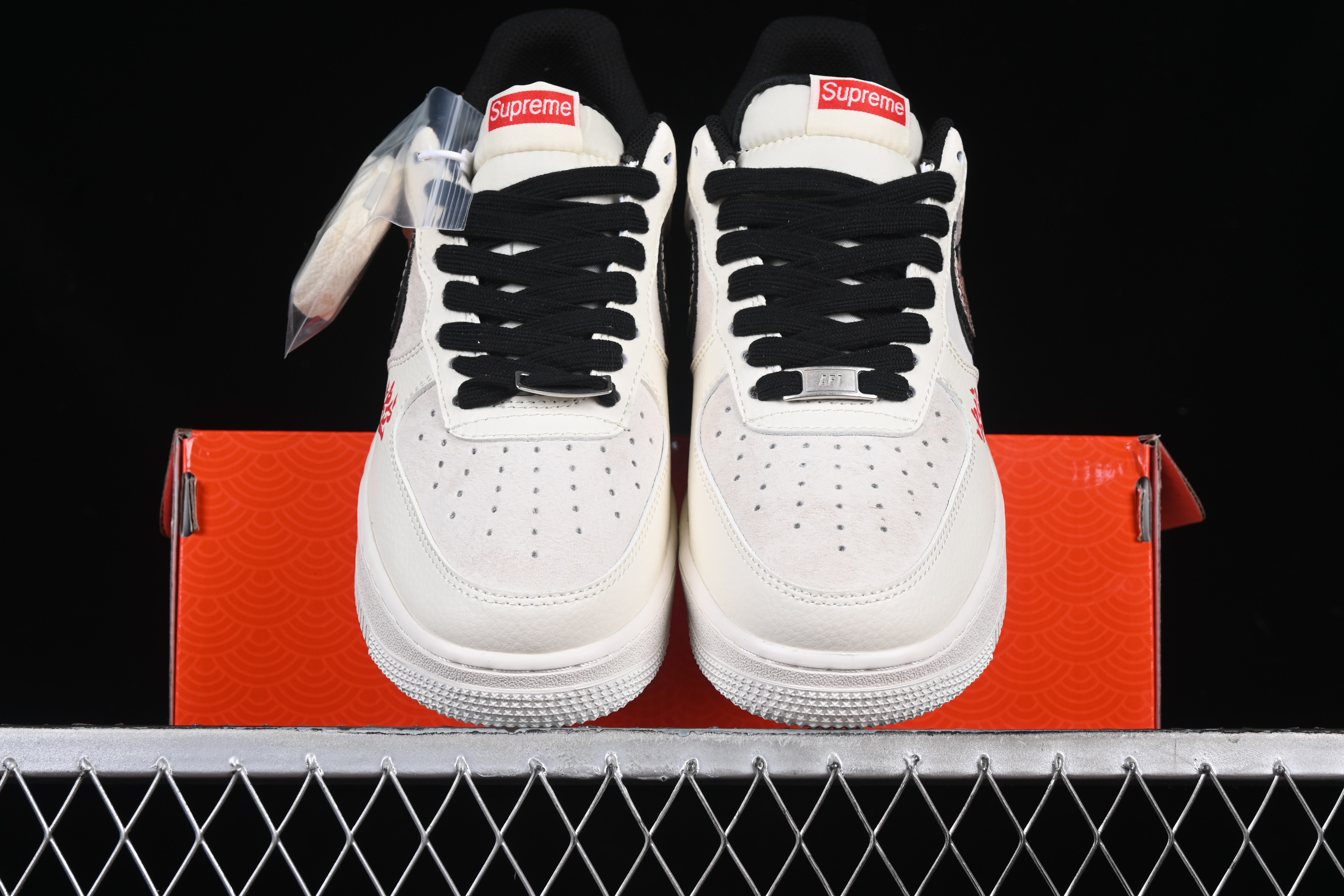Nk Air Force 1'07 Low Sup Python Pattern Double Hook DM6688-026 36-45