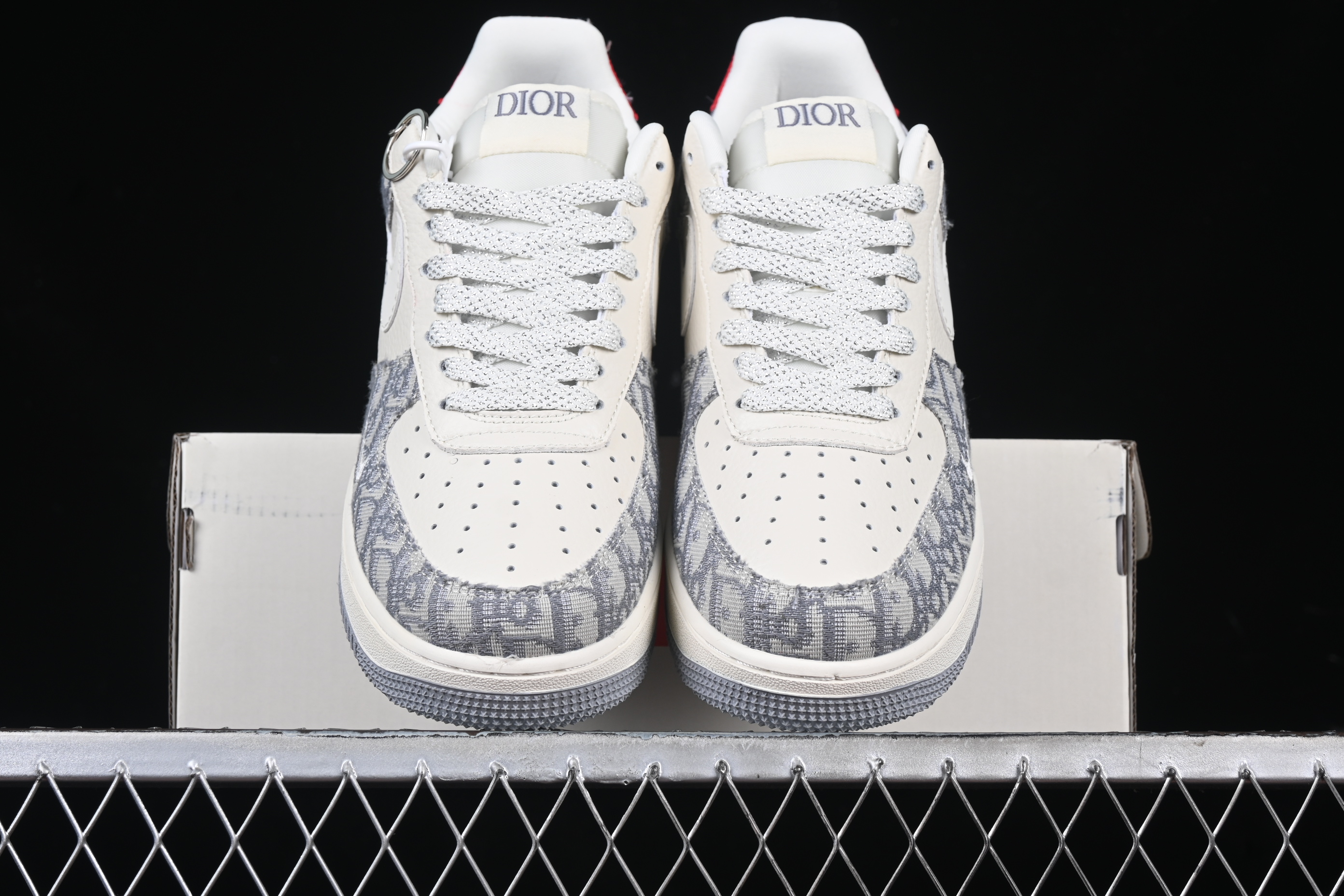 Nk Air Force 1'07 Low Dior Collaboration - Grey Pattern DF0188-021 36-45