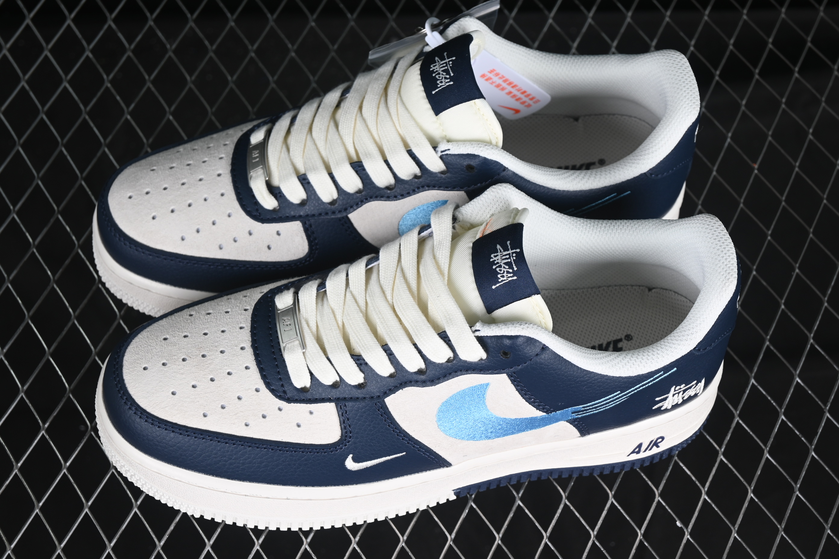 Nk Air Force 1'07 Low Stussy Collaboration Green Embroidered Hook DM6688-021 36-45