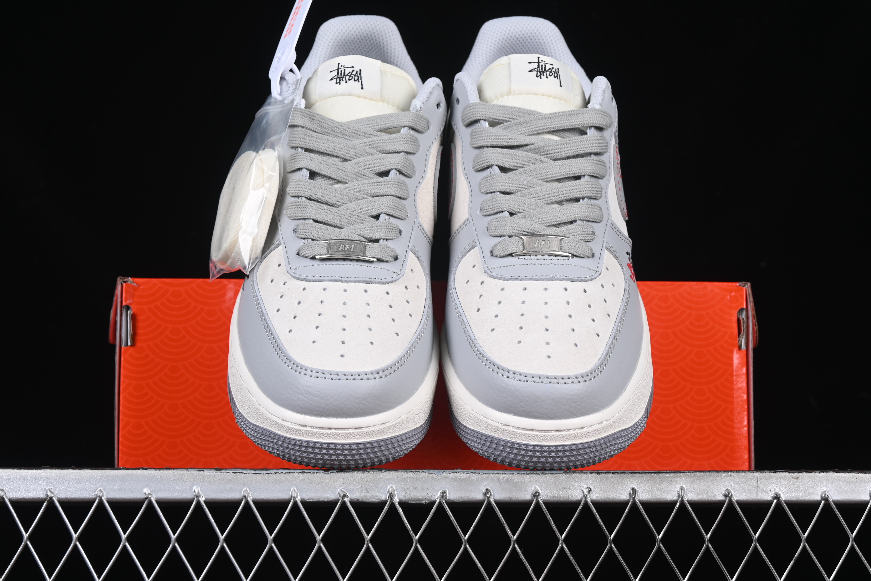 Nk Air Force 1'07 Low Stussy collaboration Gray Snake DM6688-027 36-45
