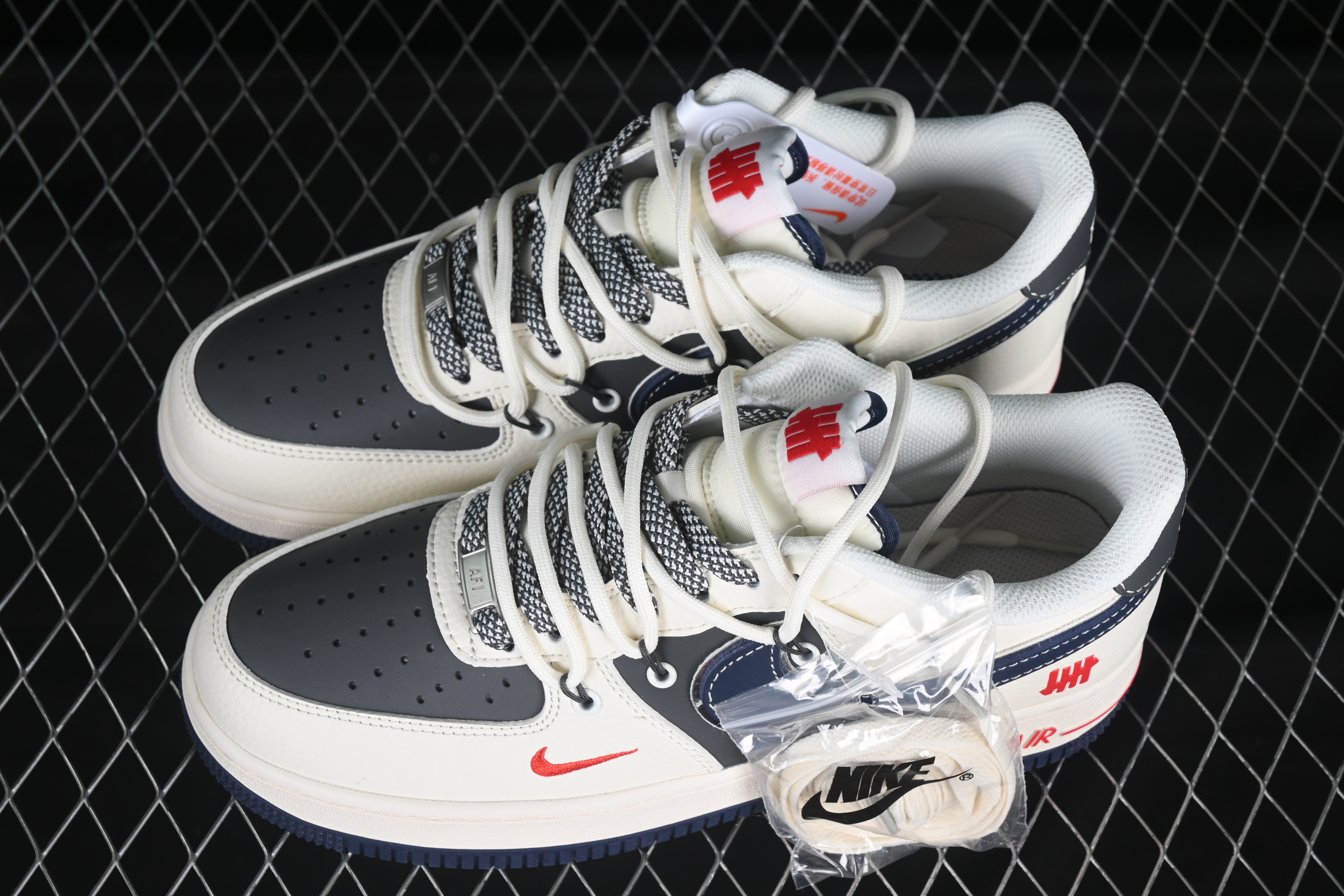Nk Air Force 1'07 Low UN collaboration off-white blue bottom drawstring SJ1198-103 36-45