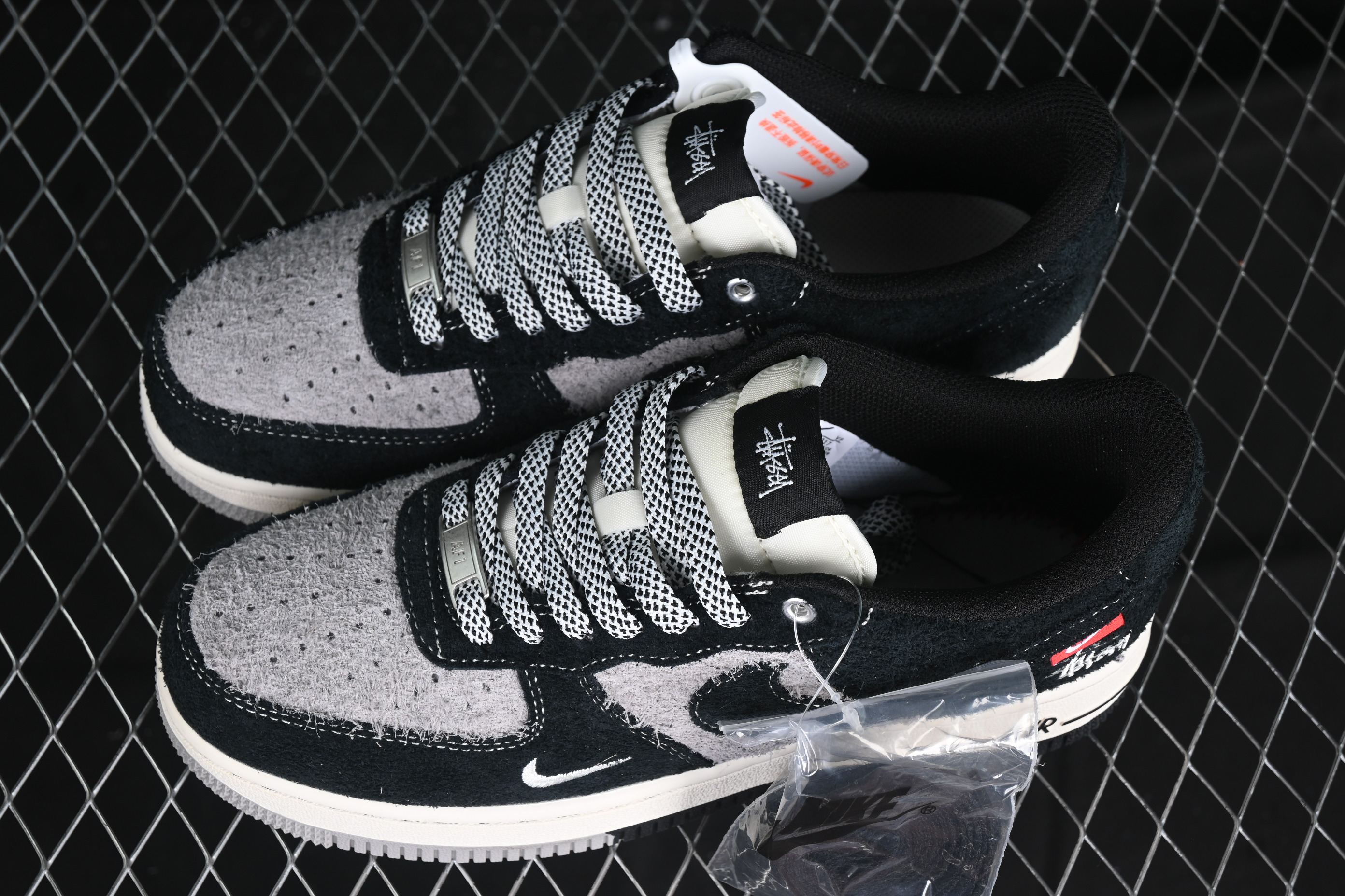 Nk Air Force 1'07 Low Black and gray dual-color base SJ6698-017 36-45