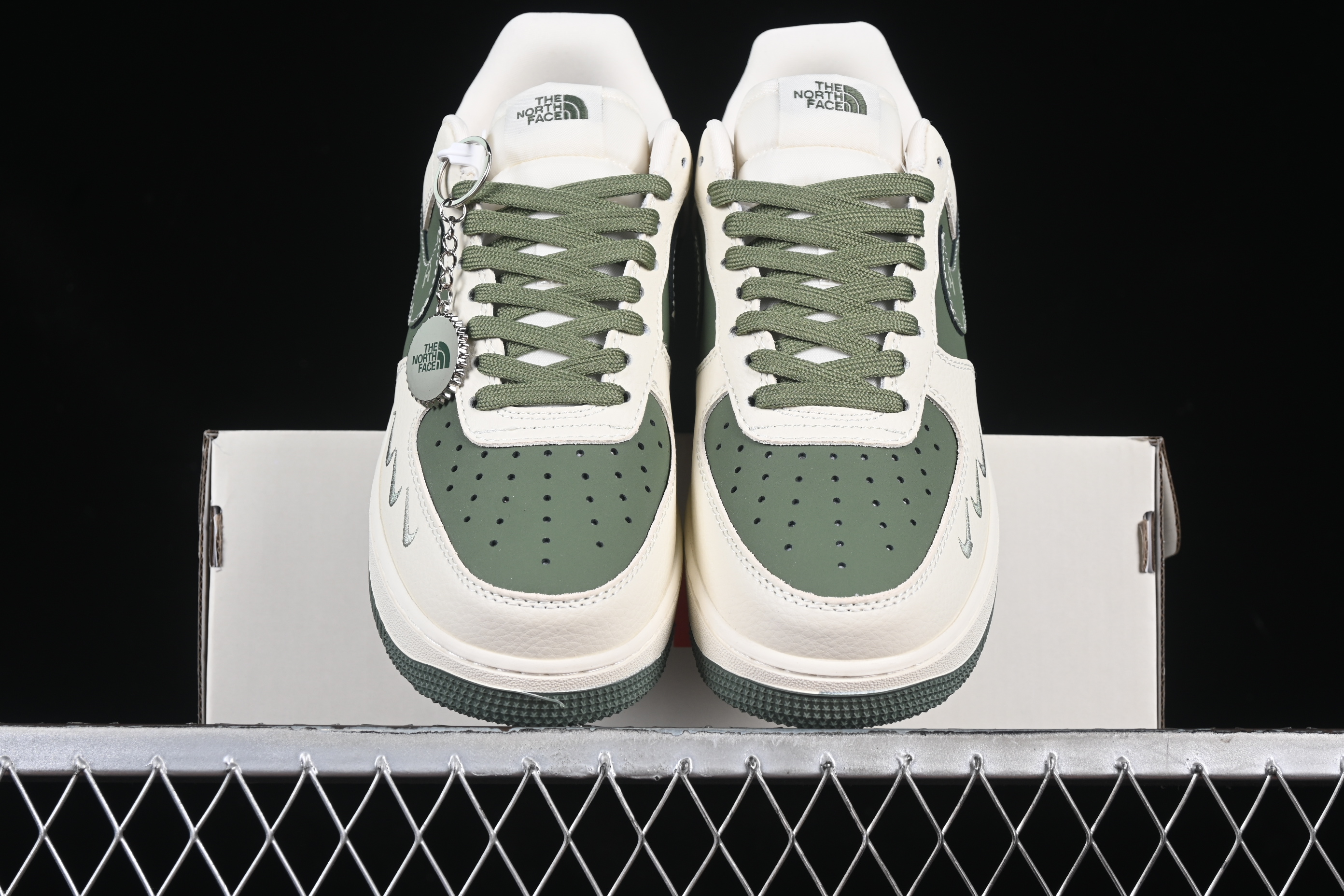 Nk Air Force 1'07 Low North Side Collaboration Mi Green Little Three-link KK1988-043 36-45