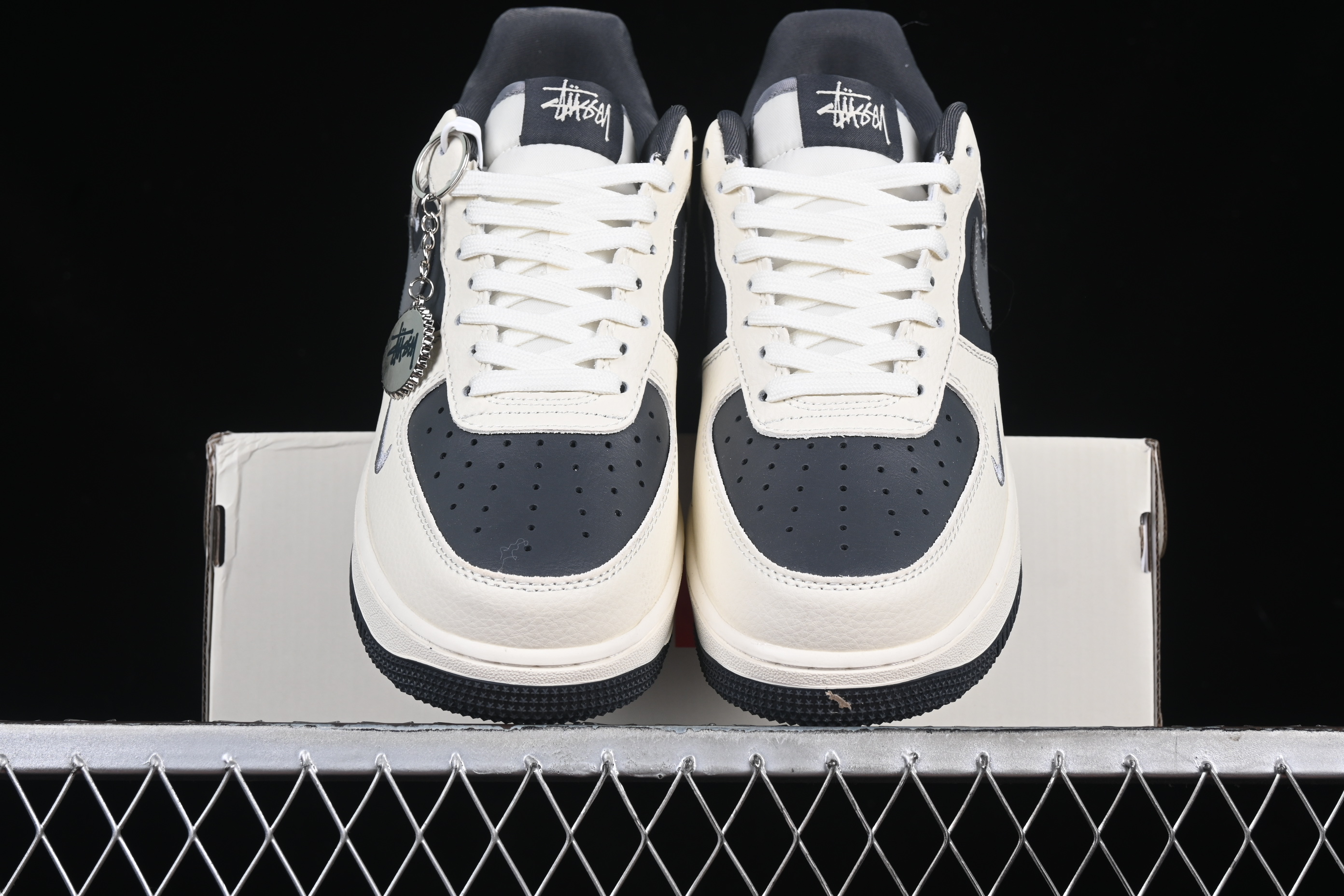 Nk Air Force 1'07 Low Stussy Collaboration - Mi Hui Three Little Hooks KK1988-037 36-45