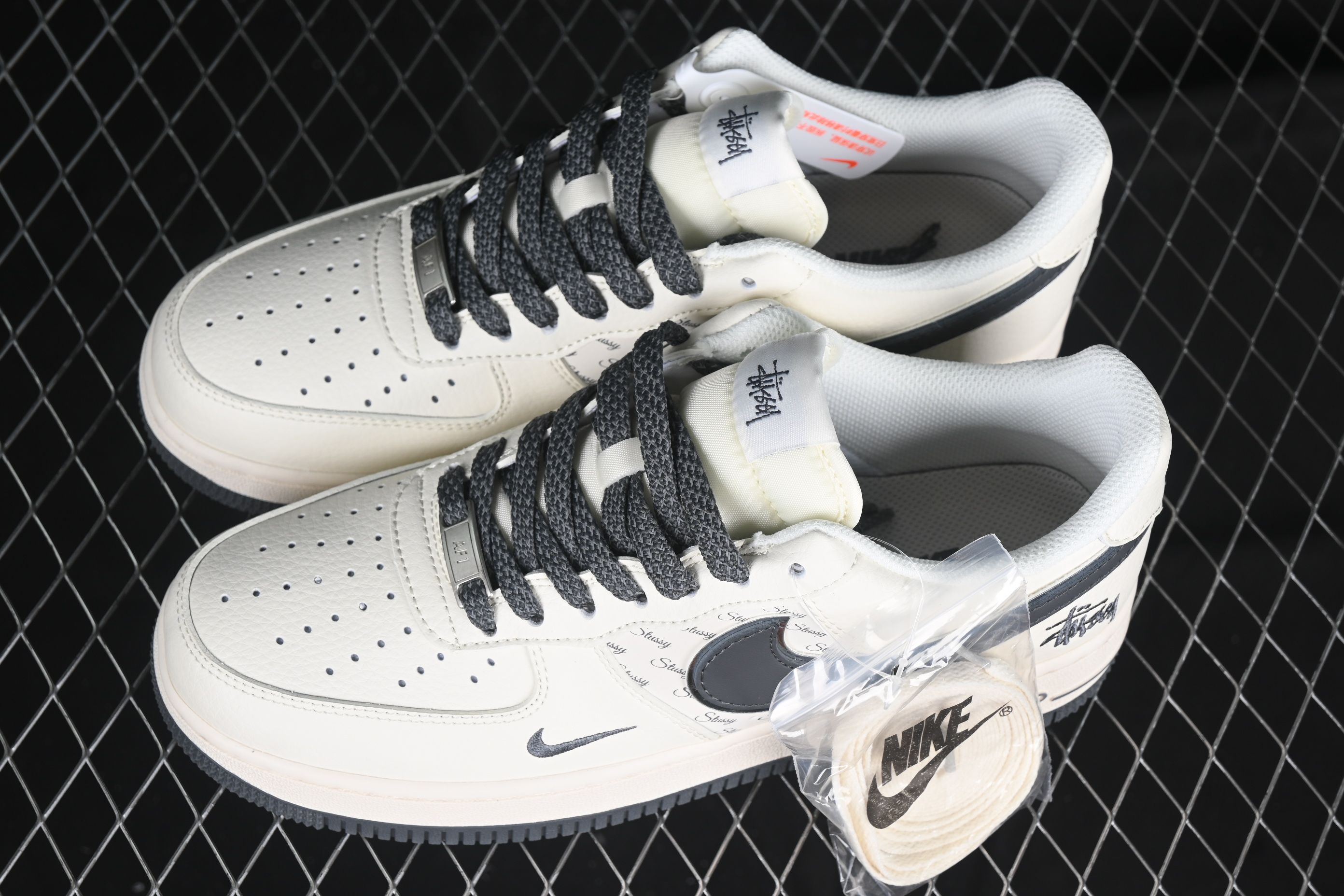 Nk Air Force 1'07 Low Stussy Collaboration - Gray English splicing XZ3328-536 36-45