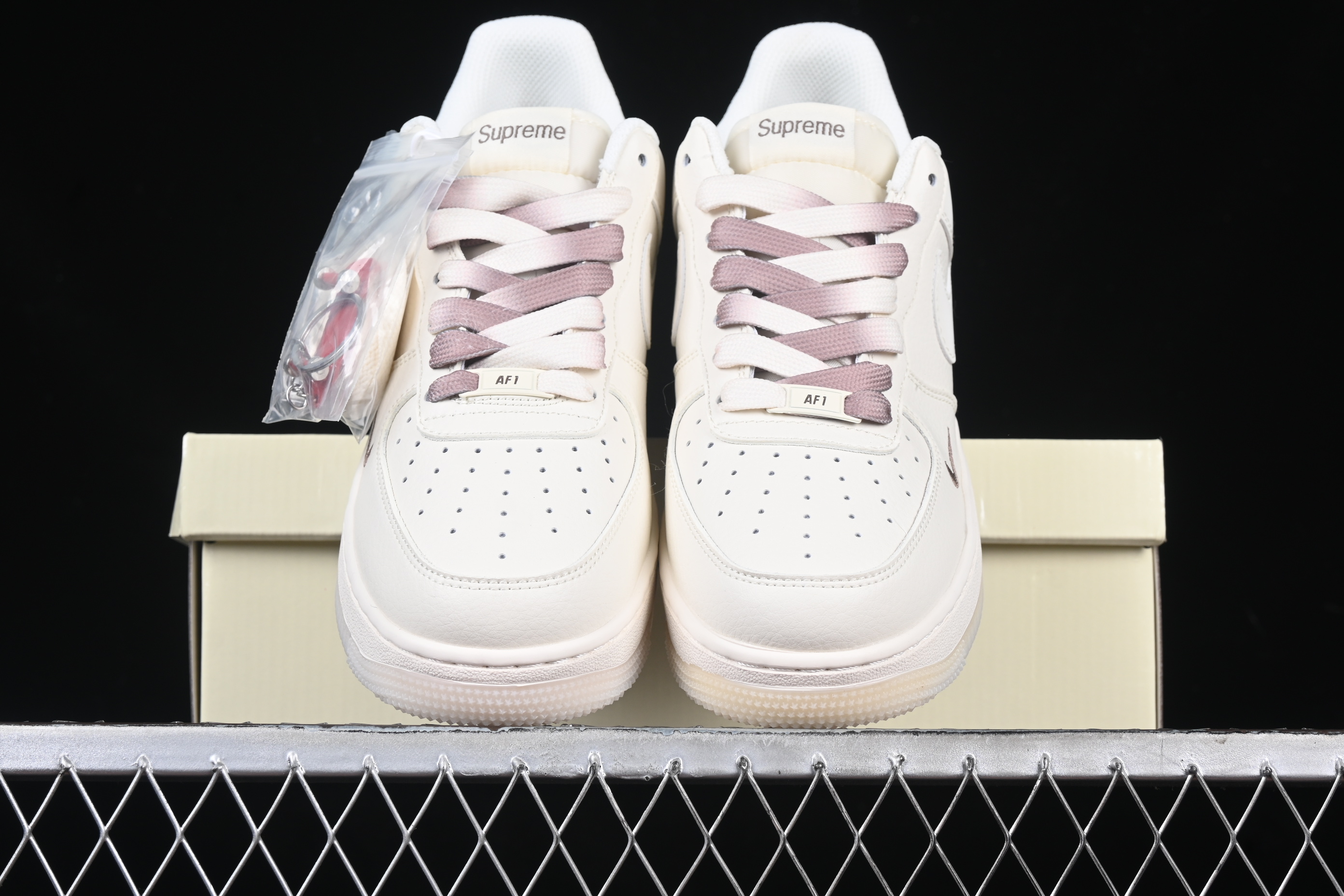 Nk Air Force 1'07 Low Supreme Collaboration - Mika Double Pinyin BB7577-215 36-45