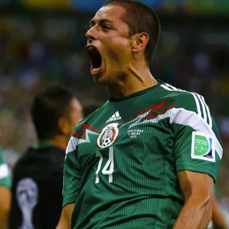 2014 Mexico Retro Home Jersey