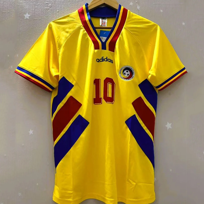 1994 Romania Home Retro Jersey