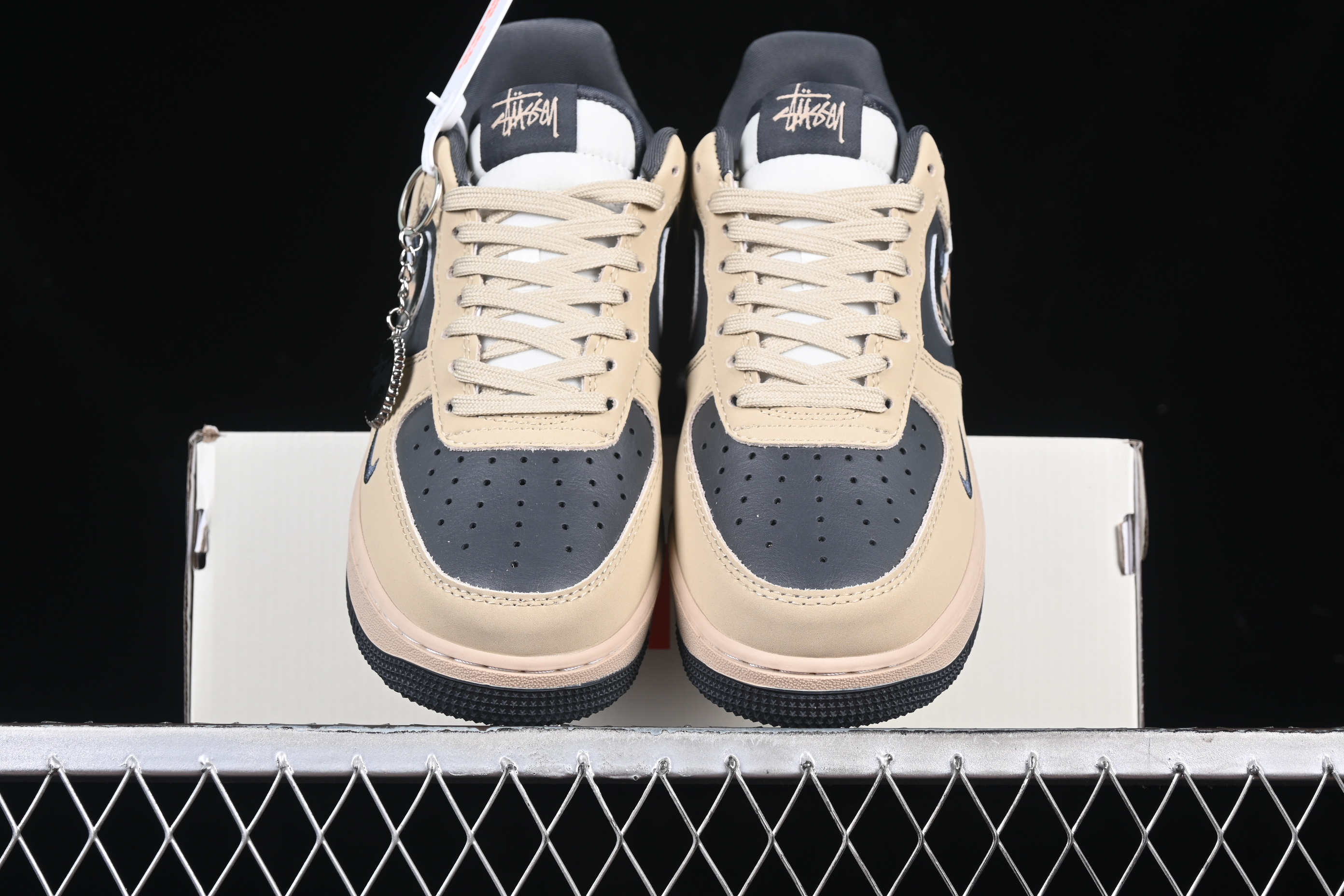 Nk Air Force 1'07 Low Stuxey Co-branded Grey Mist Hook KK1988-033 36-45