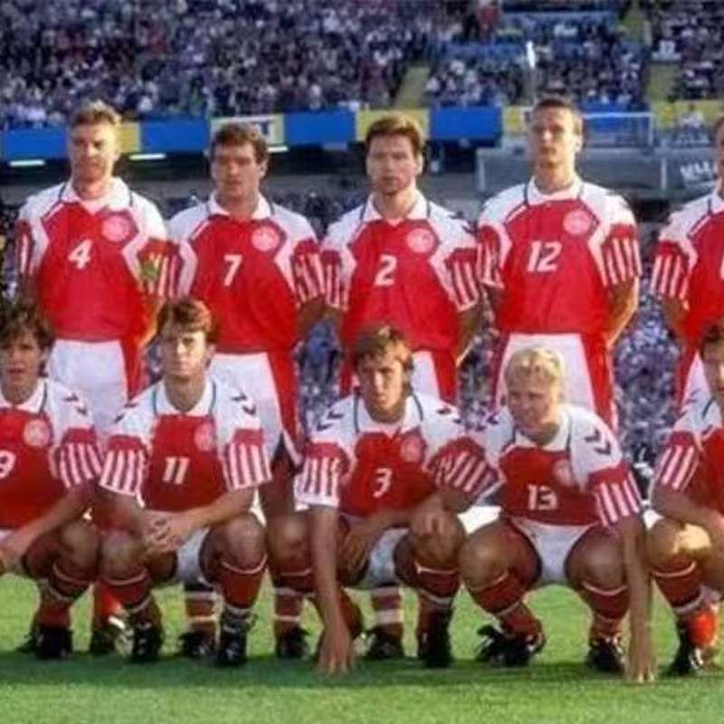 1992 Denmark Home Retro Jersey