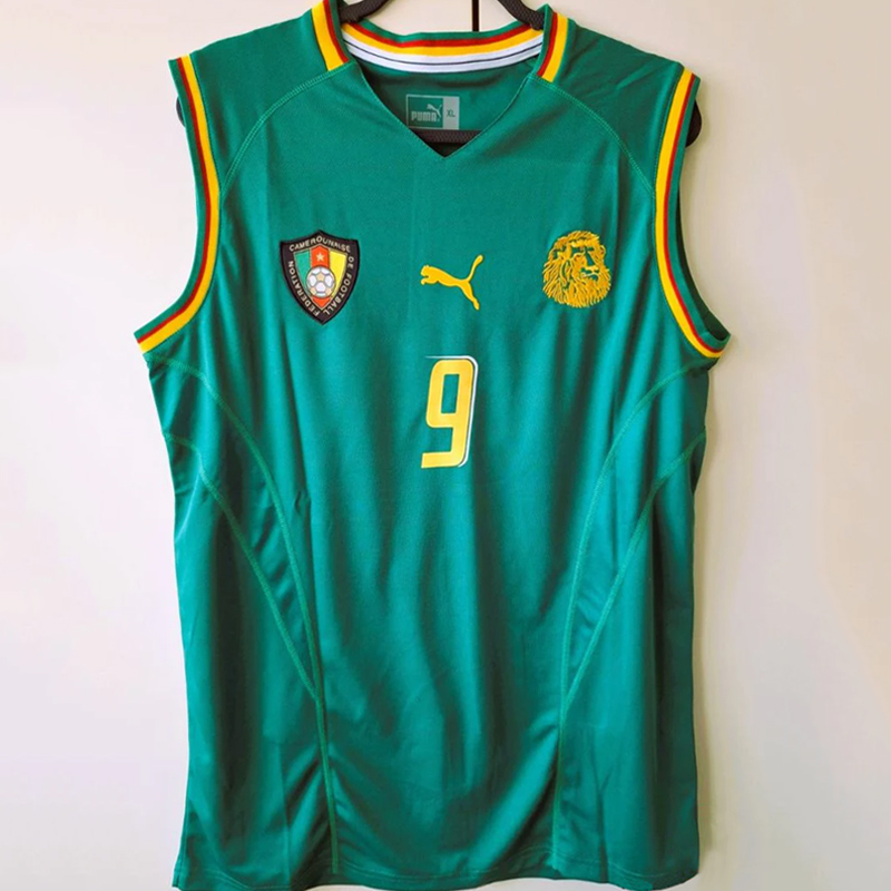 2002-2003 Cameroon Home Retro Vest Jersey