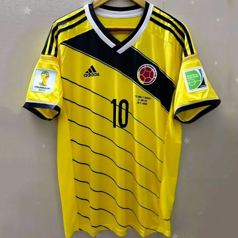 2014 Colombia Home Retro Jersey