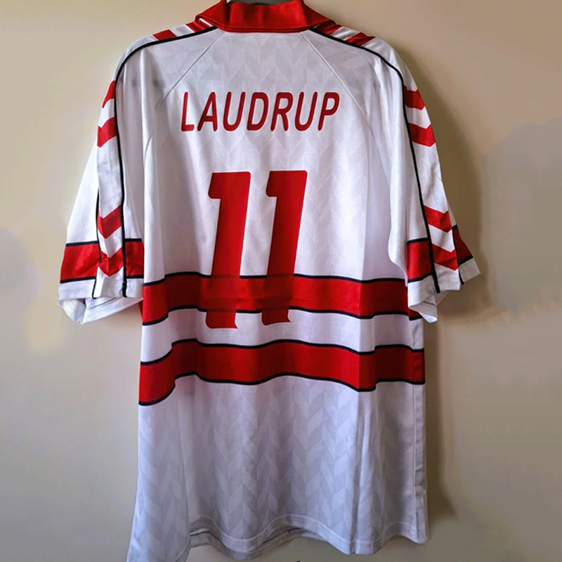 1988-1989 Denmark Away Retro Jersey