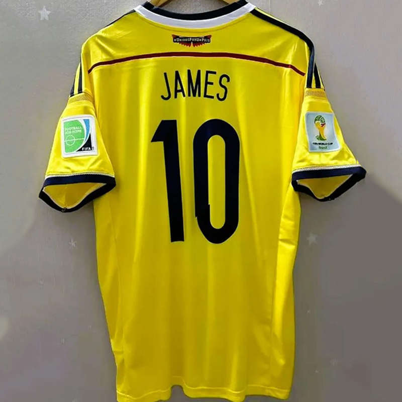 2014 Colombia Home Retro Jersey
