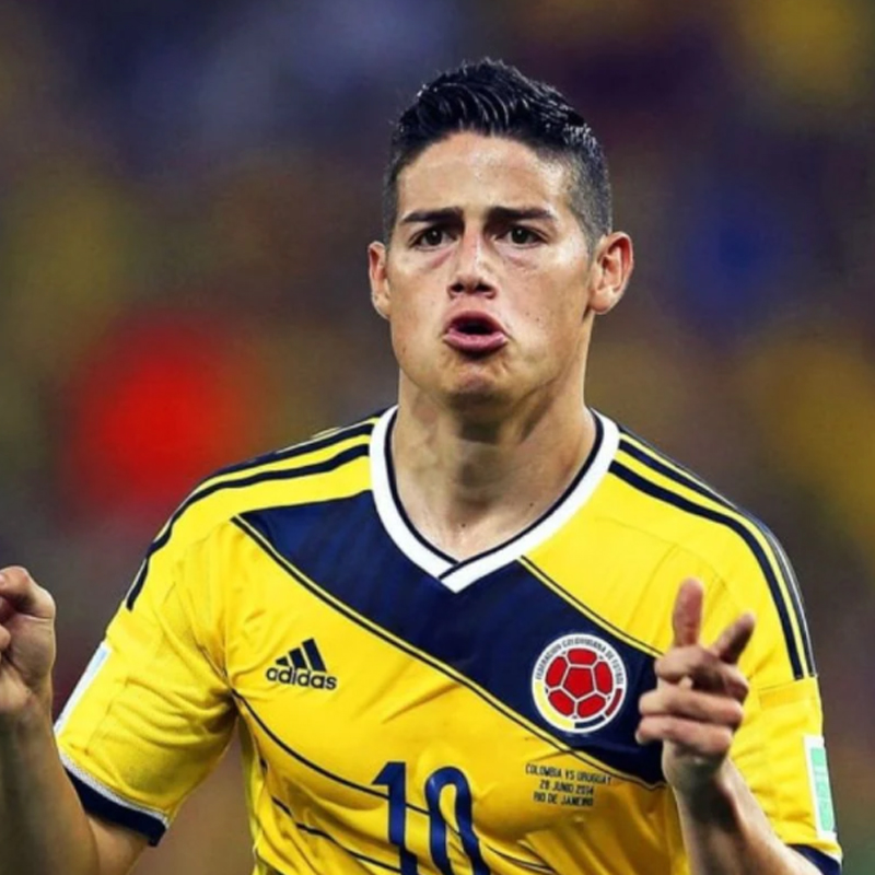 2014 Colombia Home Retro Jersey