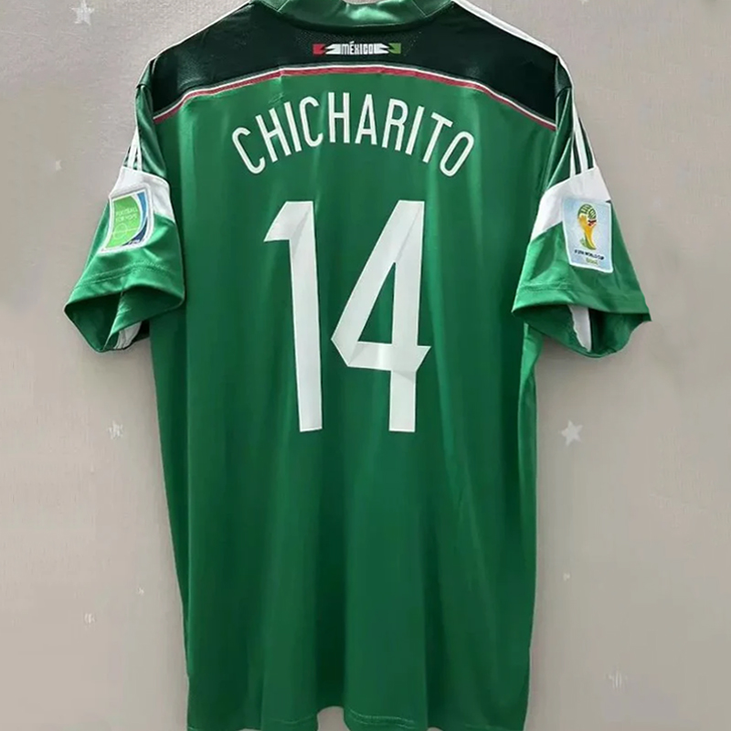 2014 Mexico Retro Home Jersey