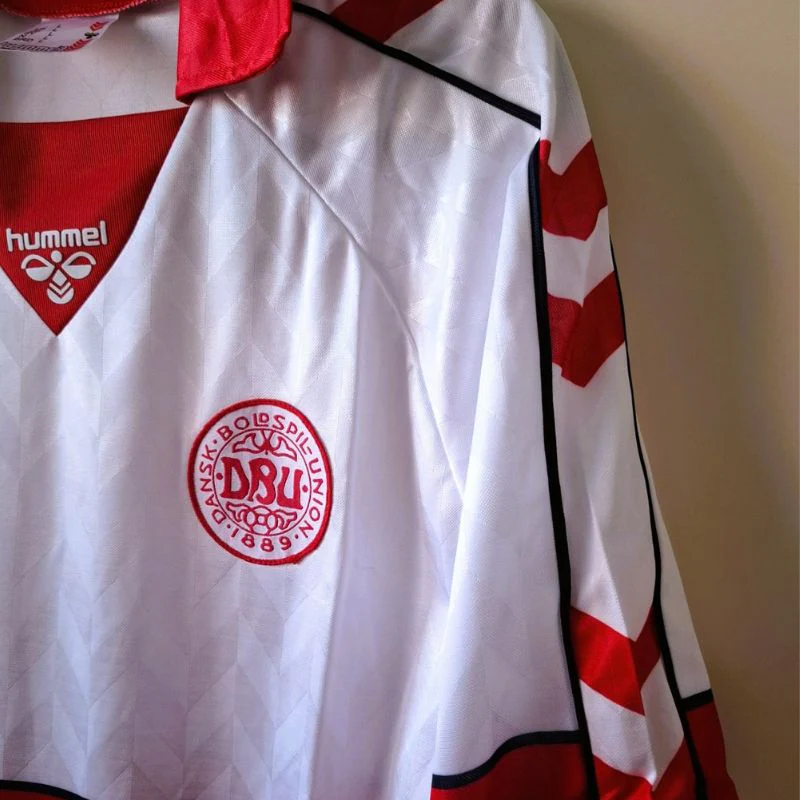 1988-1989 Denmark Away Retro Jersey