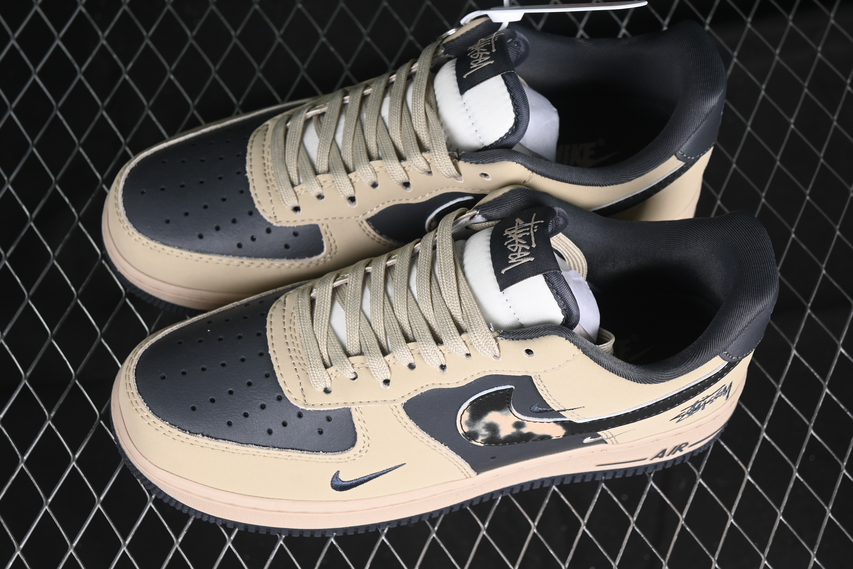 Nk Air Force 1'07 Low Stuxey Co-branded Grey Mist Hook KK1988-033 36-45