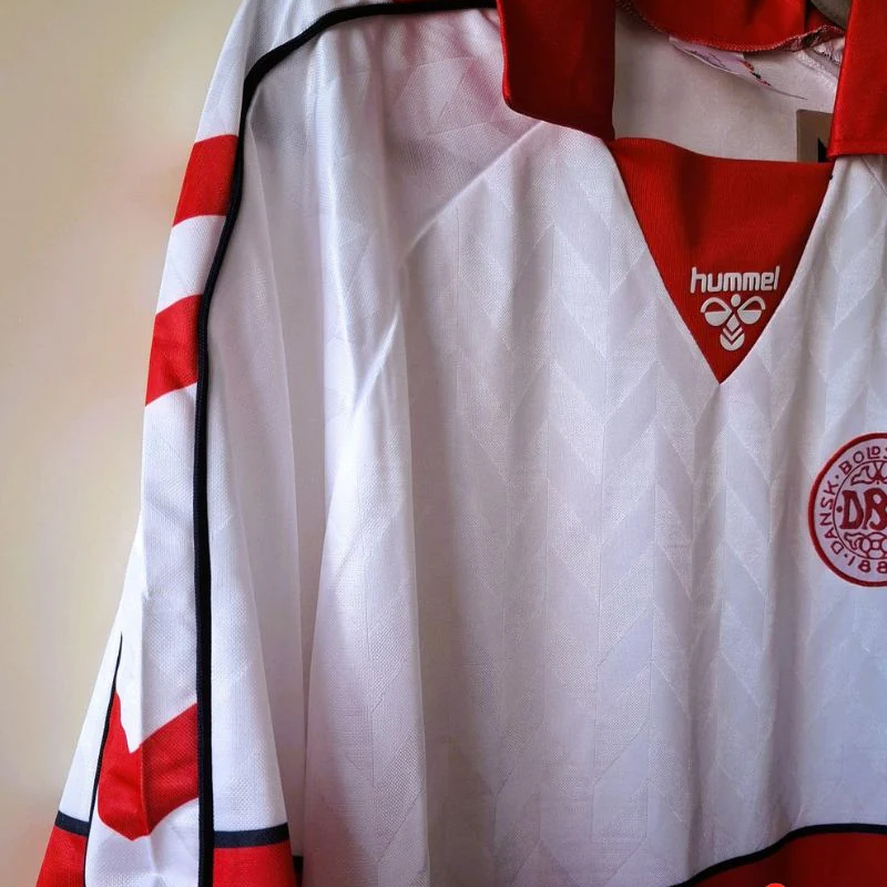 1988-1989 Denmark Away Retro Jersey