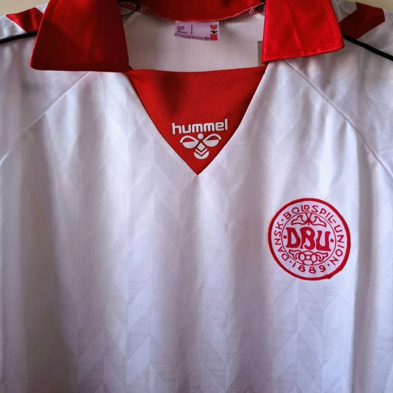 1988-1989 Denmark Away Retro Jersey
