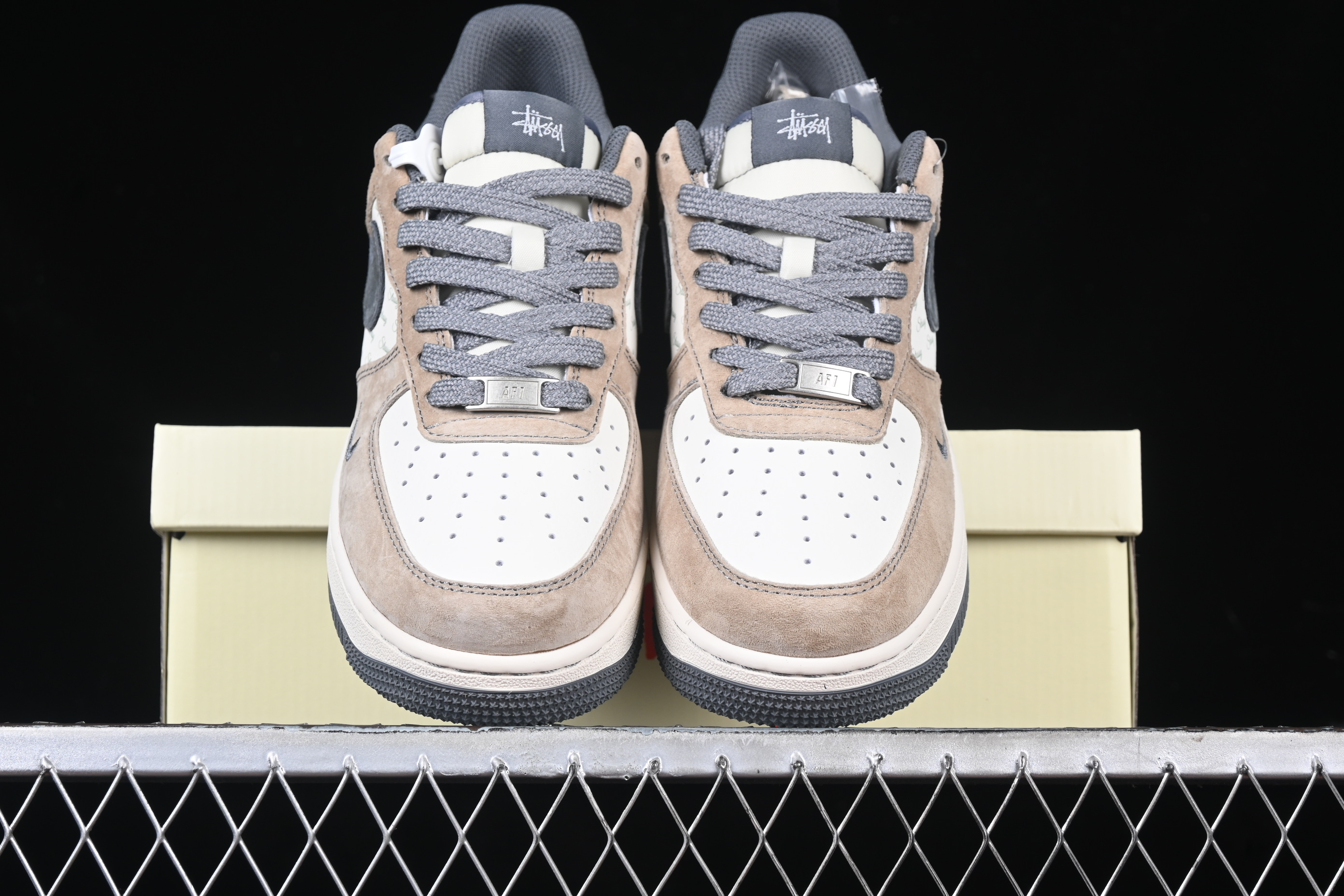 Nk Air Force 1'07 Low Stussy Collaboration - Sheepskin Brown XZ6188-888 36-45