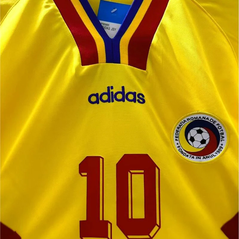 1994 Romania Home Retro Jersey