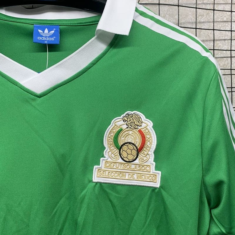 1986 Mexico Retro Home Jersey