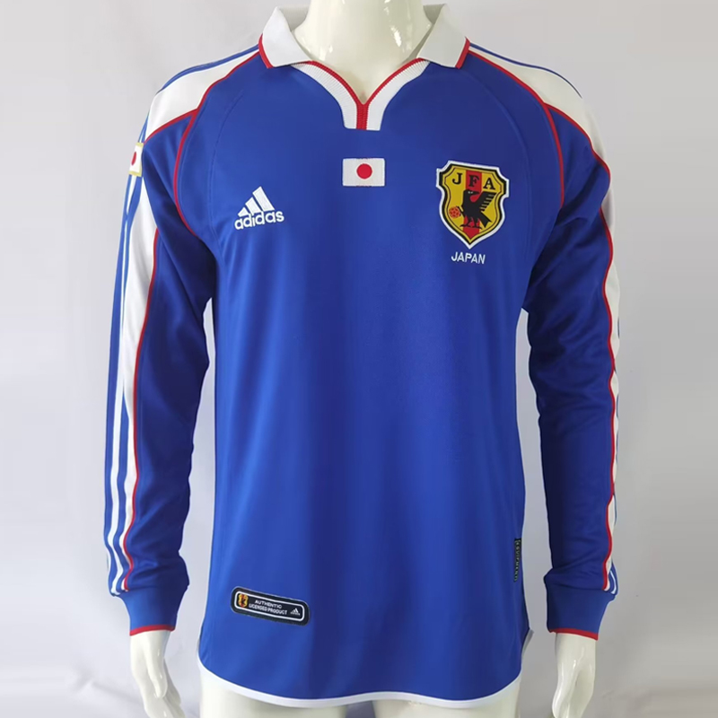 2000 Japan Home Retro Jersey Long sleeves