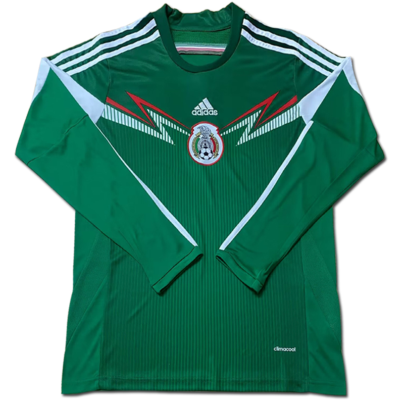 2014 Mexico Retro Home Jersey Long sleeves