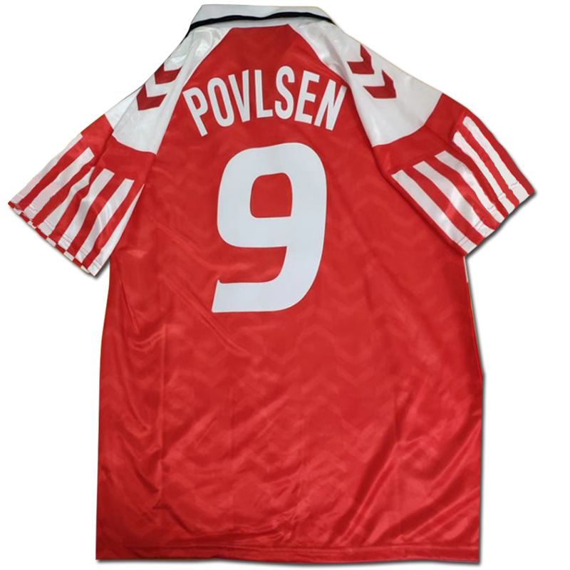 1992 Denmark Home Retro Jersey