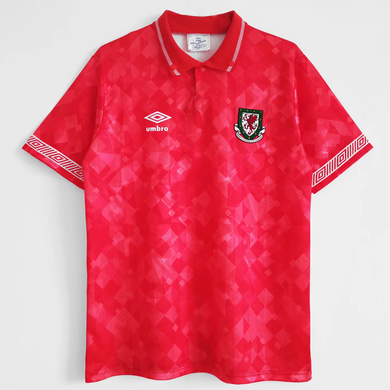 1990-1992 Wales Home Retro Jersey
