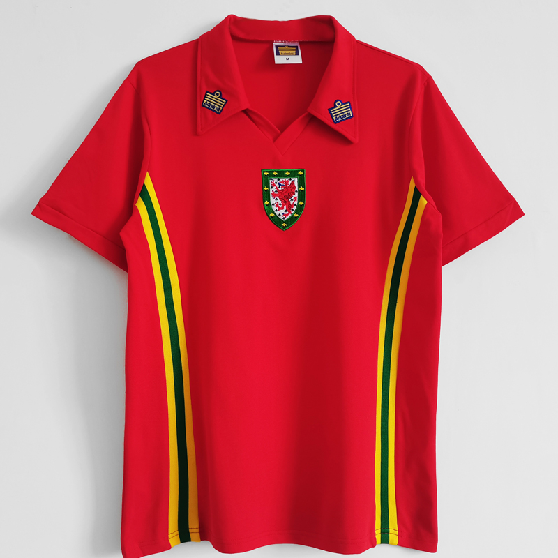 1976-1979 Wales Home Retro Jersey