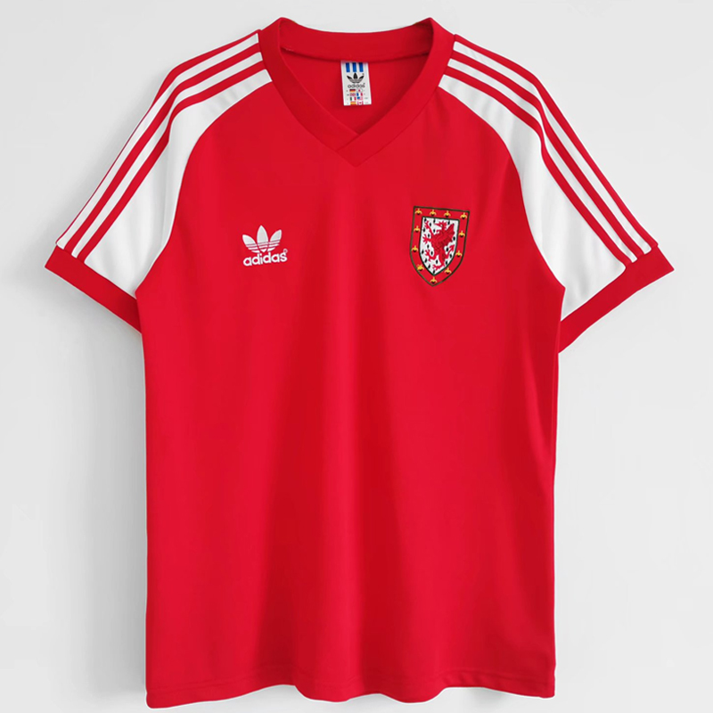 1982 Wales Home Retro Jersey