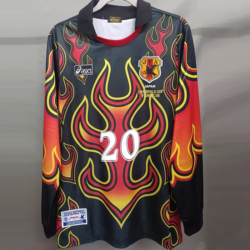1998-1999 Japan Goalkeeper  Retro Jersey Long sleeves