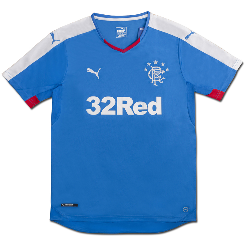 2015-2016 Glasgow Rangers Home Retro Jersey