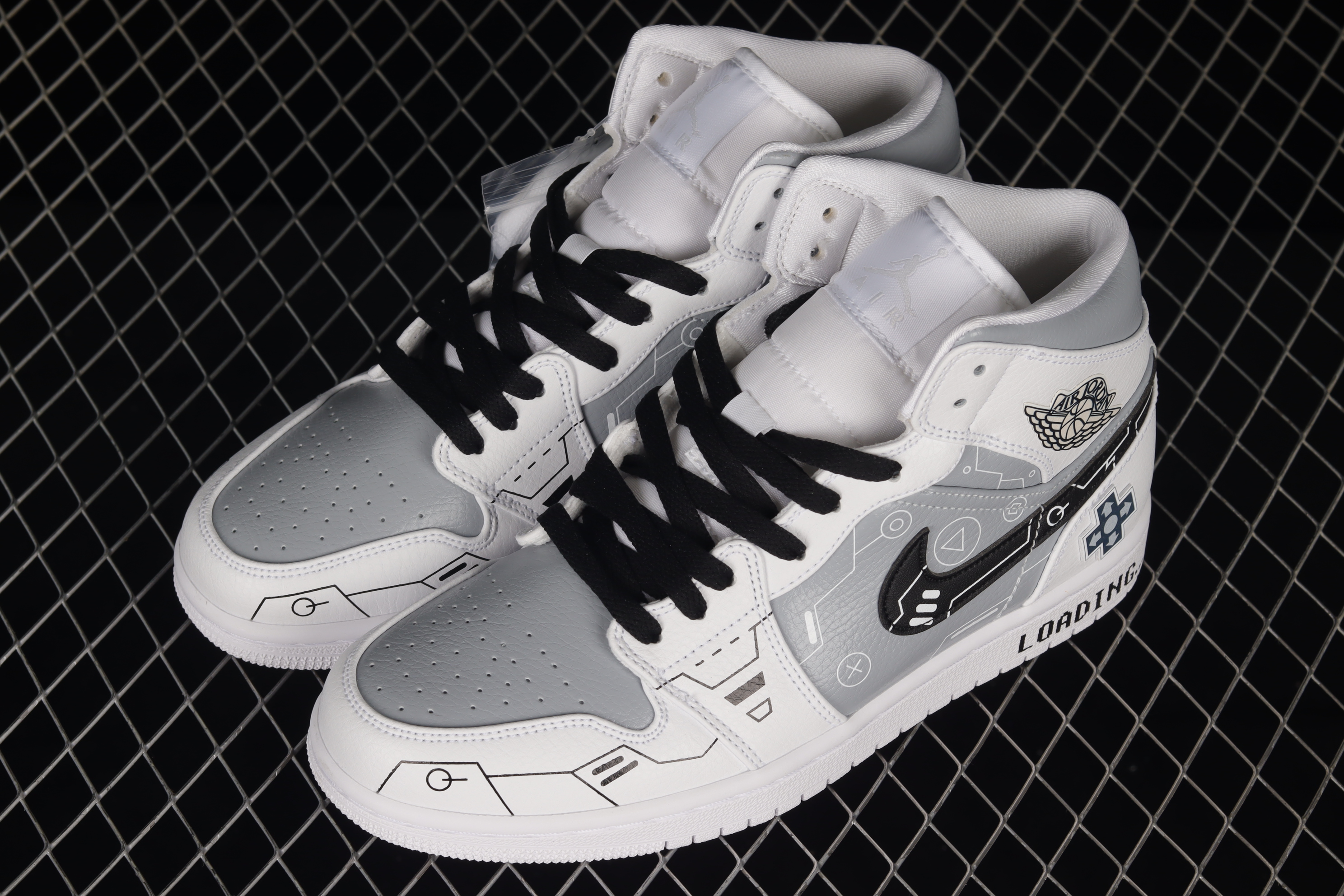 AJ1 Black, White and Grey