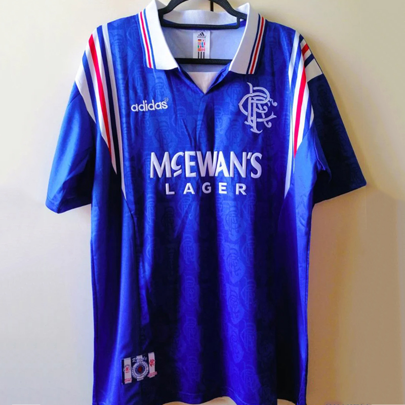 1996-1997 Glasgow Rangers Home Retro Jersey