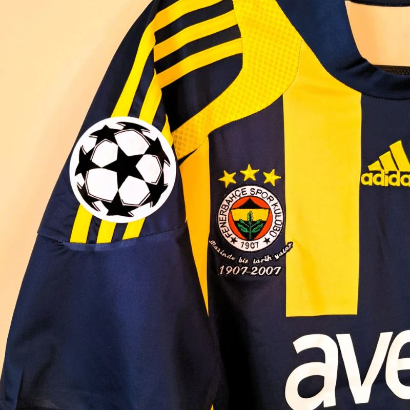2007-2008 Fenerbahce Home Retro Jersey
