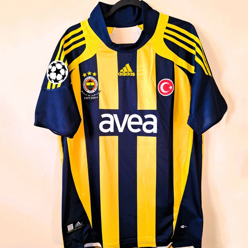 2007-2008 Fenerbahce Home Retro Jersey