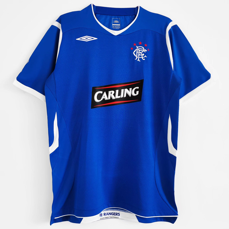 2008-2009 Glasgow Rangers Home Retro Jersey