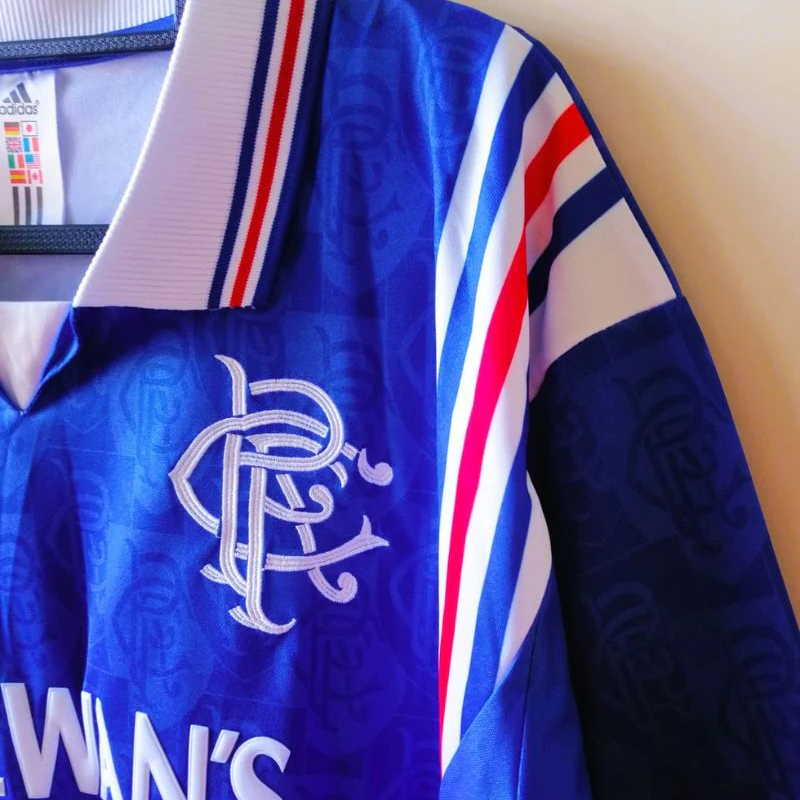 1996-1997 Glasgow Rangers Home Retro Jersey
