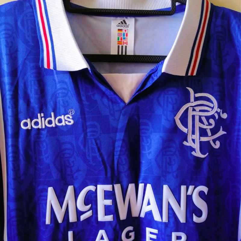 1996-1997 Glasgow Rangers Home Retro Jersey