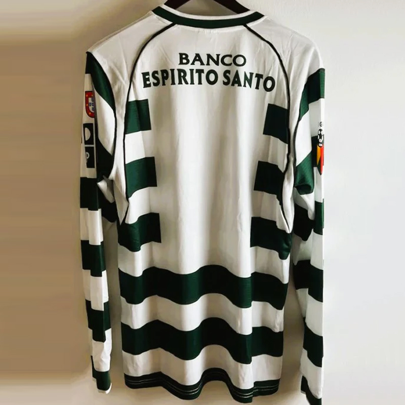 2002-2003 Sporting CP Home Retro Long sleeves Jersey
