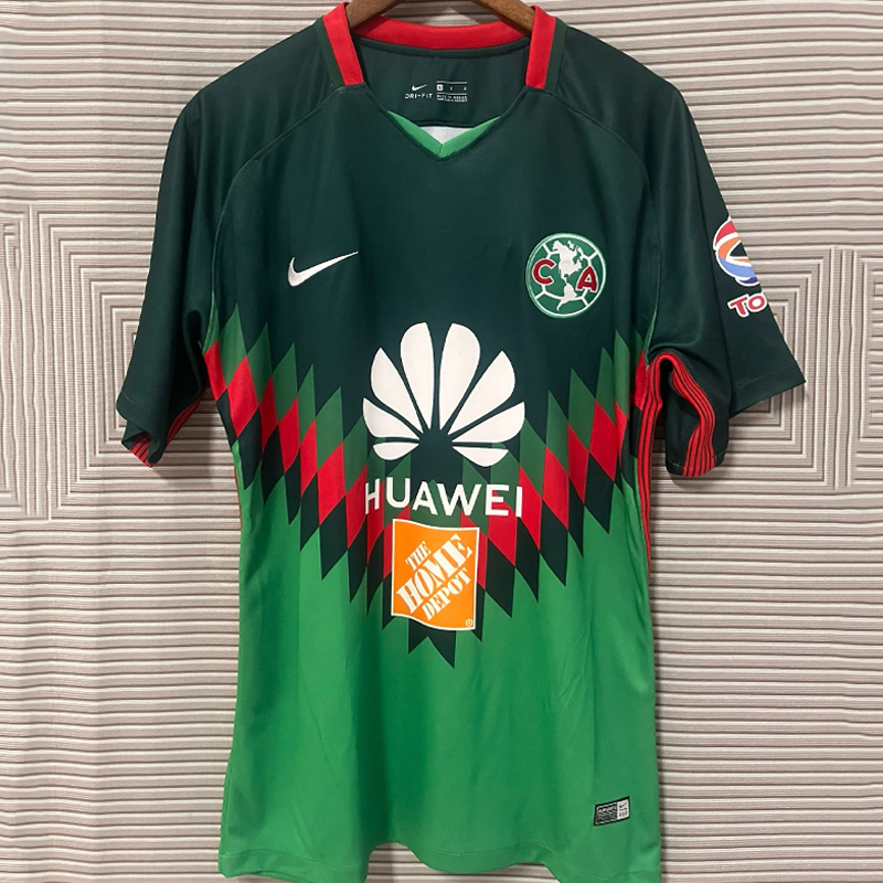 2018 CF América green Retro Jersey
